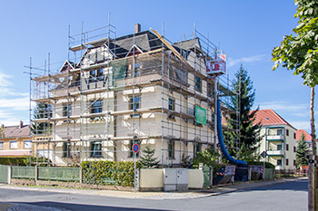 Handwerkerhof Dresden: Bau Gartenstra&szlig;e